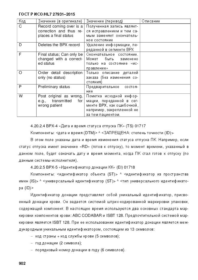ГОСТ Р ИСО/HL 7 27931-2015, страница 909